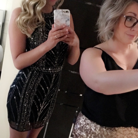 Sequin Black Dress - Picture 8 of 8